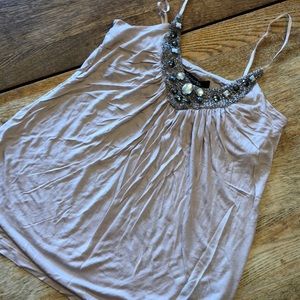 Tan with jewels cami
